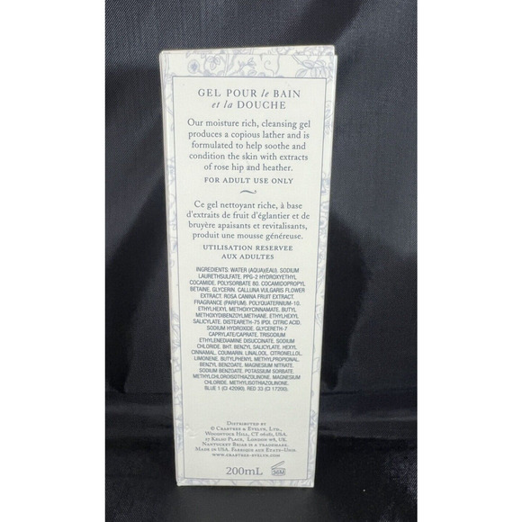 Crabtree & Evelyn Bath and Shower Gel, Nantucket Briar, 6.8 Fl Oz - Picture 3 of 3